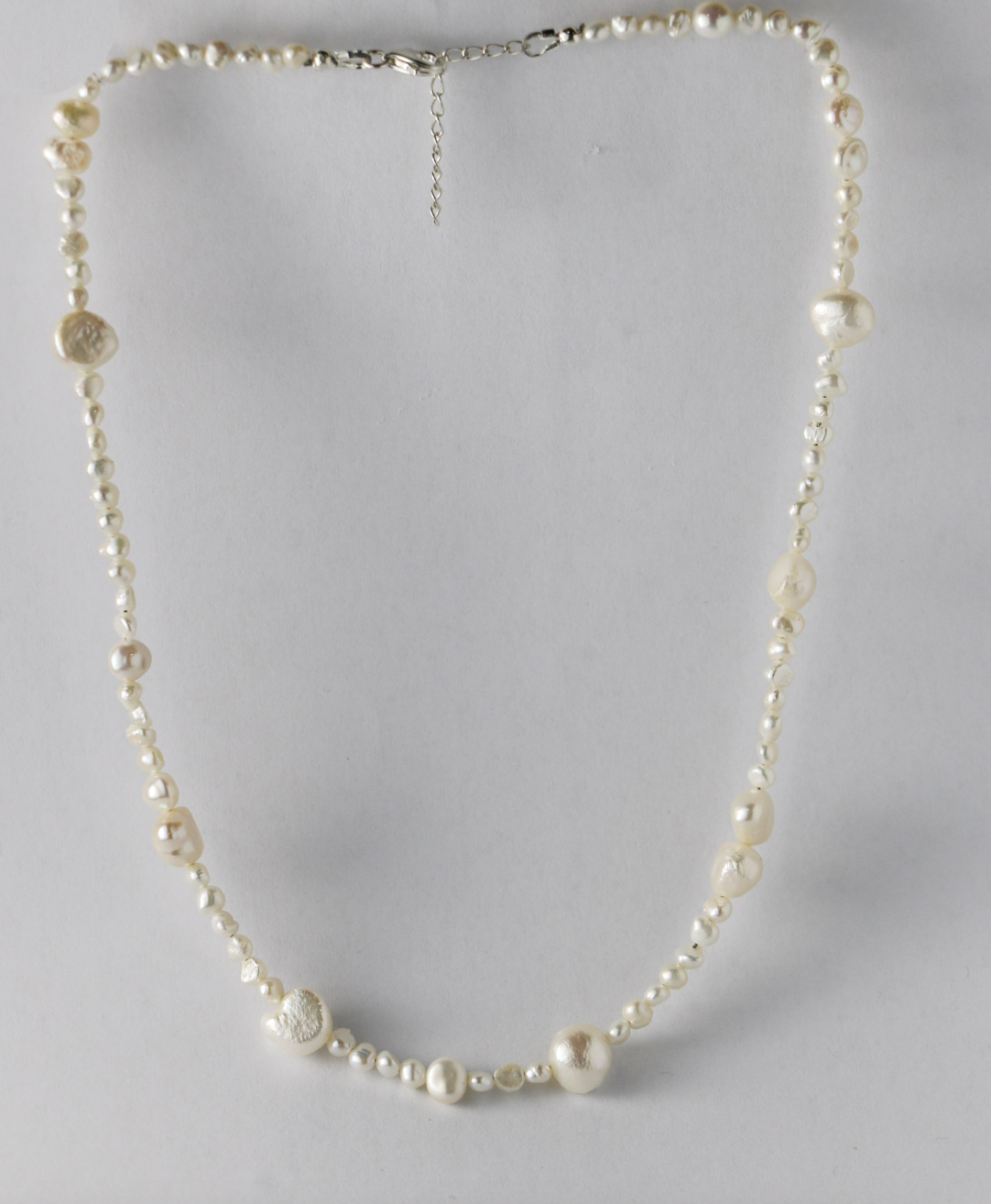 Beautifully Irregular Nugget Pearl Necklace